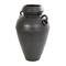 20" Black Ceramic Speckled Textured Amphora Vase